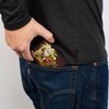 Nick Rewind Men's Standard Buckle-Down PU Bifold Wallet-Angry Beavers Norbert