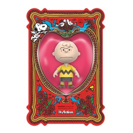 Super7 Peanuts Reaction Figures - I Hate Valentine's Day Charlie Brown