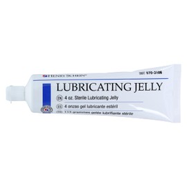 Henry Schein Sterile Lubricating Jelly – 4 oz Flip-Top Tube, Water-Soluble, Non-Greasy Formula for Medical and Personal Use, Convenient Single Tube for Easy Dispensing and Application