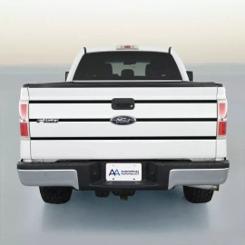 Automotive Authority 2009-2014 Ford F150 Black Tailgate Trim Molding Inserts By Automotive Authority