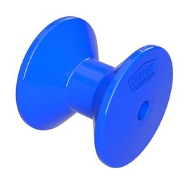 SUPROD Polyurethane Bow Roller Bow Support Slide Roller PU 70 mm Blue
