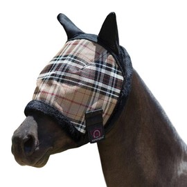 Kensington Equine Miniature Fly Mask w/Fleece Trim & Soft Mesh Ears- Size: B-Large Color: 165 - Merlot
