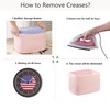 MOJOSCEND Pink Storage Bins 4 Pack Rectangular Rope Basket for