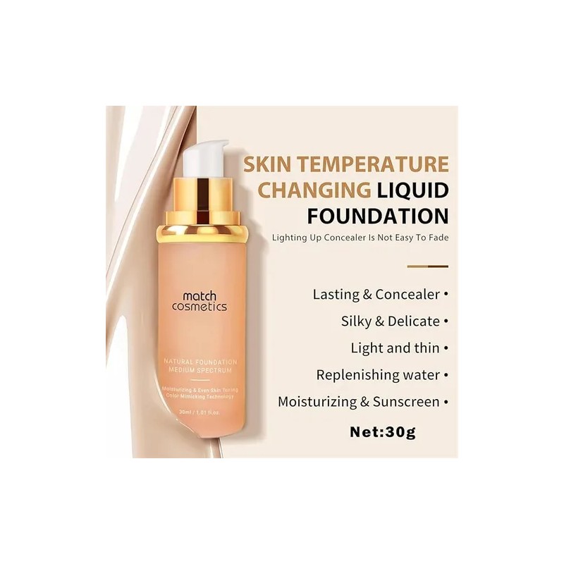 Base De Maquillaje Match Cosmetics Foundation