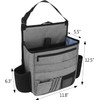 Luxja Car Seat Storage Organiser, Car Seat Organiser Front, Car