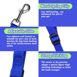 Pet Grooming Loops, 2 Pack Adjustable Nylon Restraint Noose, Dog Arm Accessories Fixed Bathing Safety Tether Straps for Grooming Table Bathtub (Style 1)