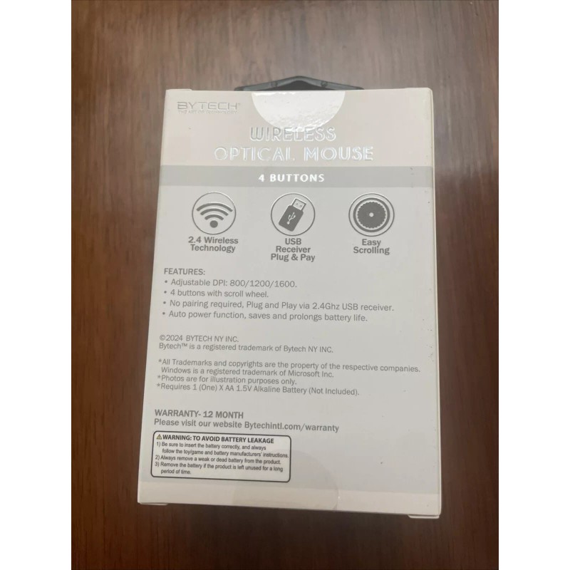 BTC Wireless Optical Mouse Bytech