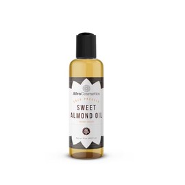AFROCOSMETICS Sweet Almond Oil Natural Moisturizer for the body 16 OZ Cold Pressed