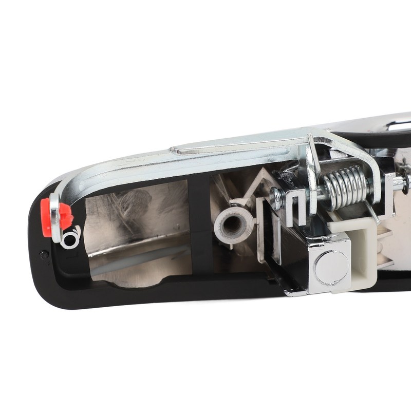 2pcs Exterior Chrome Door Handle ABS Plastic Automotive Outside Door