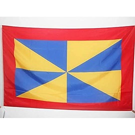 AZ FLAG Duchy of Parma 1851-1859 Flag 3' x 5' for a pole - Italy - Former Italian flags 90 x 150 cm - Banner 3x5 ft with hole