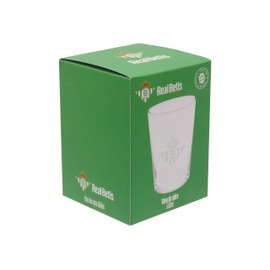 CyP Brands – Real Betis Balompié, Apfelweinglas, Glas, langlebig, spülmaschinen- und mikrowellengeeignet, 500 ml Fassungsvermögen, offizielles Produkt