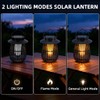 2026 Gen2 Flame Solar Lantern Outdoor Lights, 4Pack Hanging Lantern