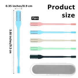 YUXIANLB 10PCS Nose Hair Trimmer 2-in-1 Nasal Hair Cutter Double-Sided Nose Trimmer Portable 360° Rotating Manual Nasal Hairs Cutter with Soft Cleaning Brush Hairs Remover for Women Men Home Travel