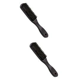 FOMIYES 2pcs Beard Accessories Beard Comb Gentle Bristles Wooden Handle Travel-friendly