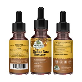 Amazing Botanicals Sakae Naa 50X Extract Tincture High Potency 10,000 mg - Combretum Quadrangulare - Promotes Relaxation, Calmness & Focus - 30ml