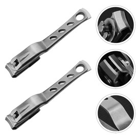 FOMIYES 2pcs 360 Rotating Nail Clipper Nail for Men Nail File Clippers Cuticle Clipper Creative Nail Clippers Nail Art Clipper Nail Cutters Manicure Tools Stainless Steel To Rotate Large