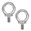 Elesunory 20 Pack Eye Bolts with Nuts, M6 Lifting Shoulder