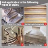 PURE ERA Bullnose Carpet Stair Treads Set Tape Free Non-Slip