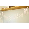 Glitter Garland Cursive Happy Birthday Decoration Age Number 1/2 1st