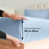 Fitted Sheet 140 x 200 cm Sky Blue 30 cm