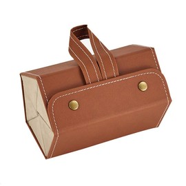 AUGEN Sunglass Leather Organizer Case For Men And Women, Portable Glasses Holder For Travel, 3|4|5|6 Slot Sunglasses Hard Case Storage (Black)