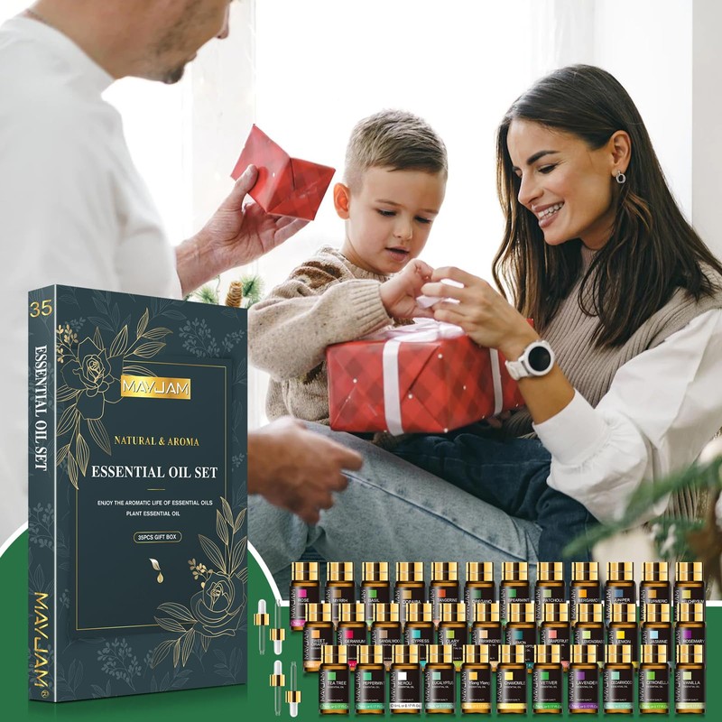 MAYJAM MAYJAM 35PCS Essential Oil Gift Set and 30ML Vanilla