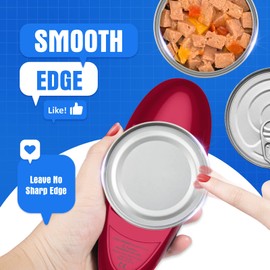 One-Touch Electric Can Opener Automatic Hand Free Can Opener for Arthritis and Seniors, Safety Can Opener Smooth Edge, Best Kitchen Gadget for Restaurant Home Use