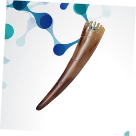 BIUDECO Scalp Cleaning Comb Ox Horn Tip Head Massager for Scalp Massager Shampoo Brush