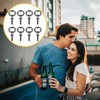 Ohiyoo Metal Bottle Opener Kits 8 Pack Blank Stainless Steel