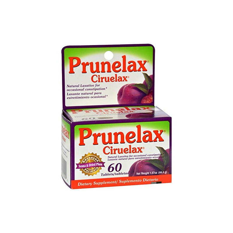 Prunelax Ciruelax Laxatives Tabs - 60ct