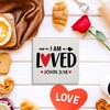 Ptikx Christian Desk Decor I Am Loved Bible Verses John