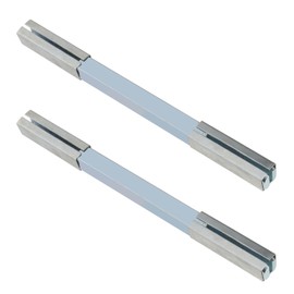 Be In Your Mind 2PCS 6.9mmx110mm Door Handle Spindle Rod Door Lock Handle Lock Cylinder Solid Steel Fixing Pin Square Spindle Bar for Door Handles Knobs, 532-HPW