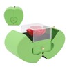 Rose Jewelry Box Apple Rose Shape Acrylic Jewelry Gift Box