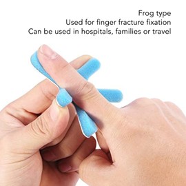 Frog Finger Splint 3 Pack Frog Finger Splint Smoothing Support Fixation Frog Finger Hammer Clip With Sponge