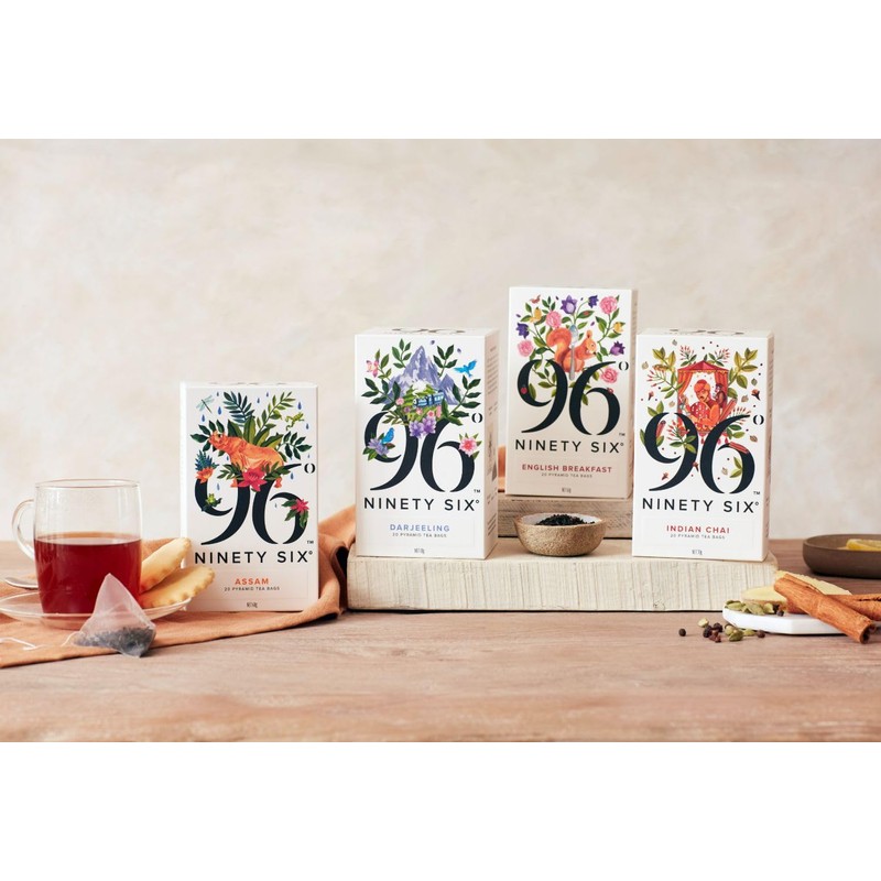 96° Indian Chai - 20 Pyramid Tea Bags x 3