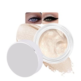 CAKAILA Monochrome Glitter Eyeshadow Palette,Bright High Pigment Single Champagne Gold Shimmer Eyeshadow,Long-Lasting Sheer Eye Makeup With A Sparkle Finish,Smooth Formula,Vegan & Cruelty-Free