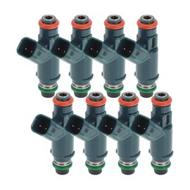 HEROFFIX 8 Pcs Fuel Injector for Land Rover Range Rover 4.2 06-09 Fuel Nozzle No.2W93-BA/4650544/AJ811177/AJ82532/AJ88900 Green Replace Parts