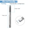 sourcing map 6pcs Straight Flute Thread Tap, M8 x 1.25