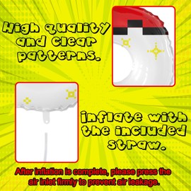 40 Inch Giant Red and White Cartoon Theme Number Foil Balloons - Large Number 2 Balloons Animation for Kids' Birthday Anniversary Party Decorations Supplies (Numbers 0-9 Available)