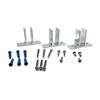 Urinal Screen Pack-3 Two Ear Brackets w/Fasteners Die Cast Zamac