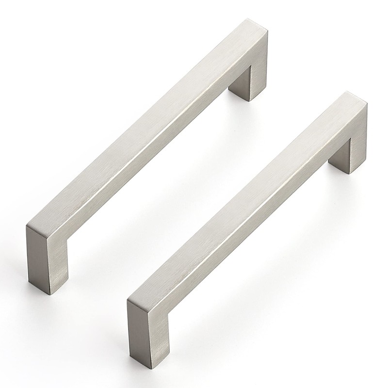 Ravinte 10 Pack 5 Inch Kitchen Square Cabinet Handles Satin