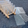 LITMIND 8 Sheets Textured Clear Stained Glass Pack – 4