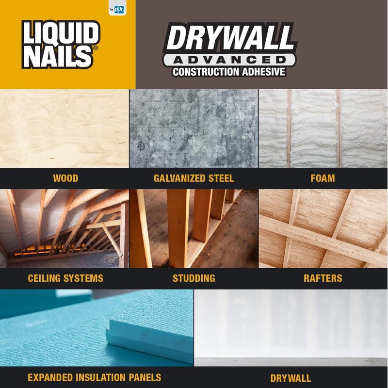Liquid Nails Drywall Advanced 28 oz. Off-White Latex-Based Interior Drywall