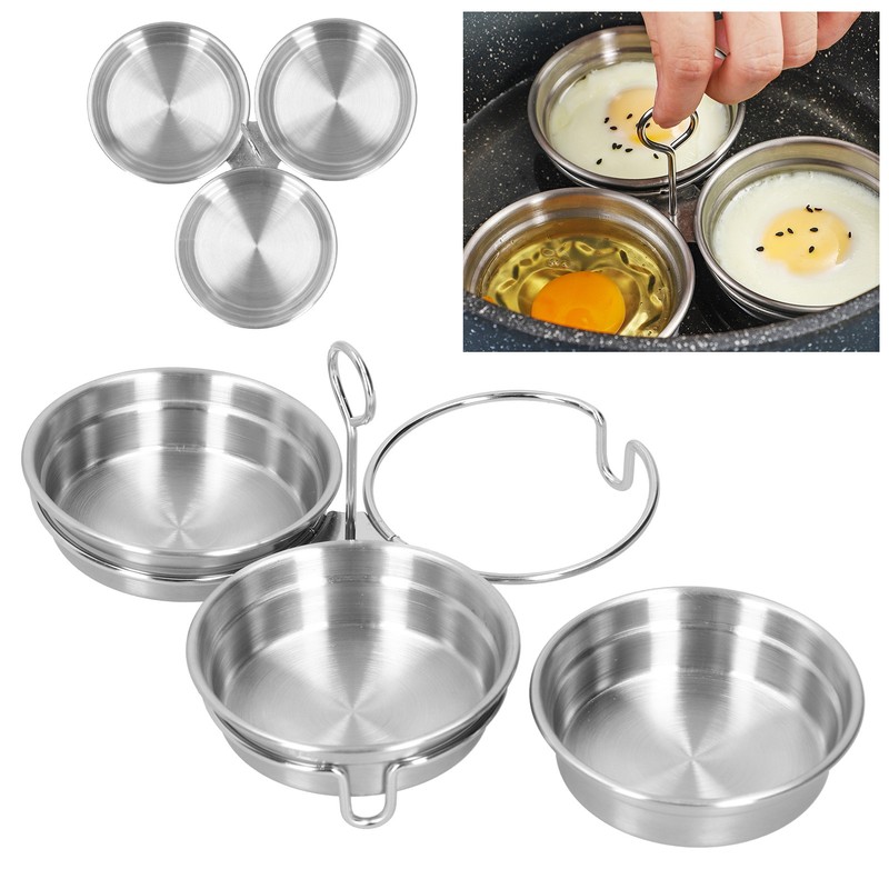 Egg Cooker Mold 304 Stainless Steel DIY Reusable Pancake Egg
