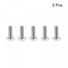 sourcing map Square Head Bolt, 5pcs M8x20mm Fully Thread 304