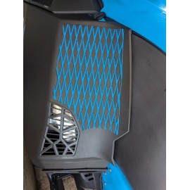 Arctic Cat 2024-2025 Arctic Cat Catalyst Snowmobile Knee Pads Console Bumpers - Blue/Black