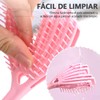 Cepillo Desenredante para Cabello, Cepillo para Rizos Rizado Húmedo y