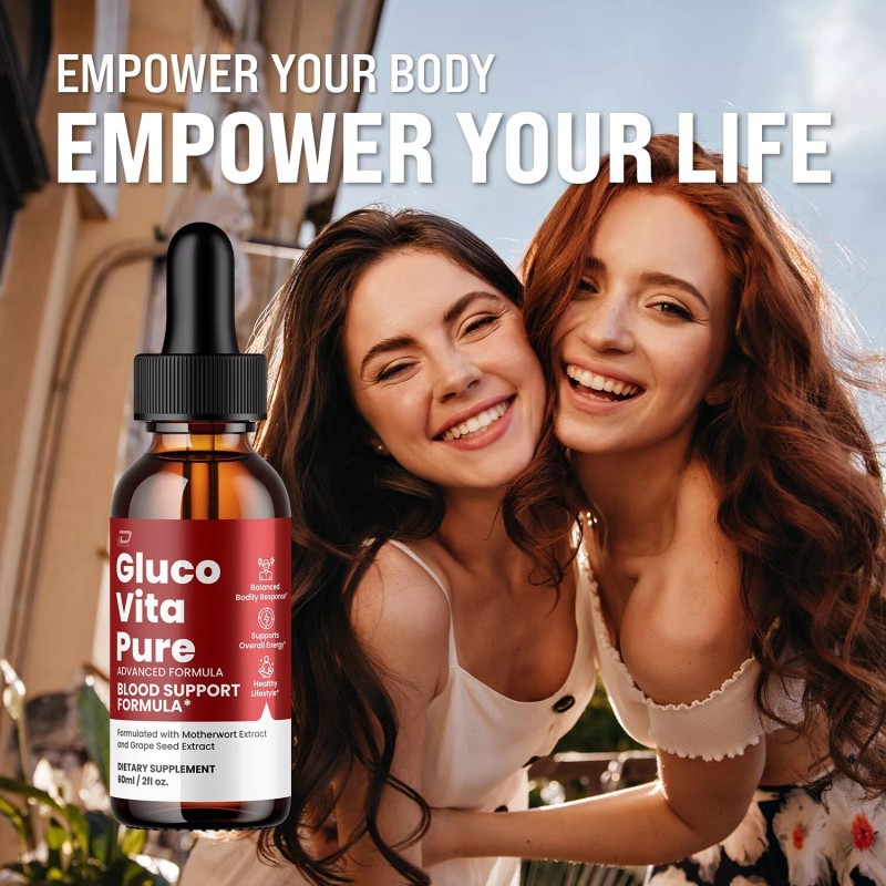 Gluco Vita Pure (3 Pack) Gluco Vita Pure Drops Healthy