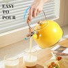 GGC Whistling Tea Kettle for Stove Top, 85OZ/2.6QT Stainless Steel