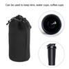 PATIKIL Camera Lens Bag 9x25cm Drawstring Lens Pouch with Thick
